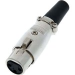 PROFICON XLR FEMALE PLUG 1 οικονομικό τριπολικό βύσμα επαγγελματικό θηλυκό φις